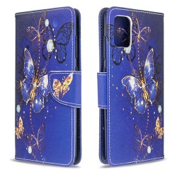 Pattern Printing Wallet Leather Flip Cover Case for Samsung Galaxy A51 - Beautiful Butterfly