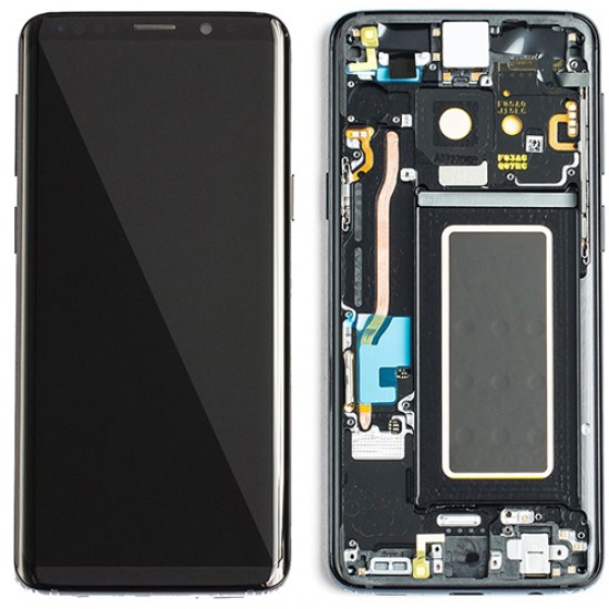 Γνήσια Samsung Οθόνη LCD και Μηχανισμός Αφής για Samsung Galaxy S9 Plus / S9+ G965 - Γκρι (GH97-21691C) Samsung Ανταλλακτικά