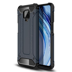 Tough Armor Υβριδική Θήκη Σιλικόνης TPU σε Συνδυαμό με Πλαστικό για Xiaomi Redmi Note 9S / Note 9 Pro - Σκούρο Μπλε
