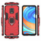 Cool Guard Ring Holder Kickstand PC TPU Hybrid Case Protective Shell for Xiaomi Redmi Note 9 Pro Max / Redmi Note 9S - Red XIAOMI Cases Mobile