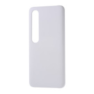 Rubberized Hard PC Shell Phone Cover for Xiaomi Mi 10 - White