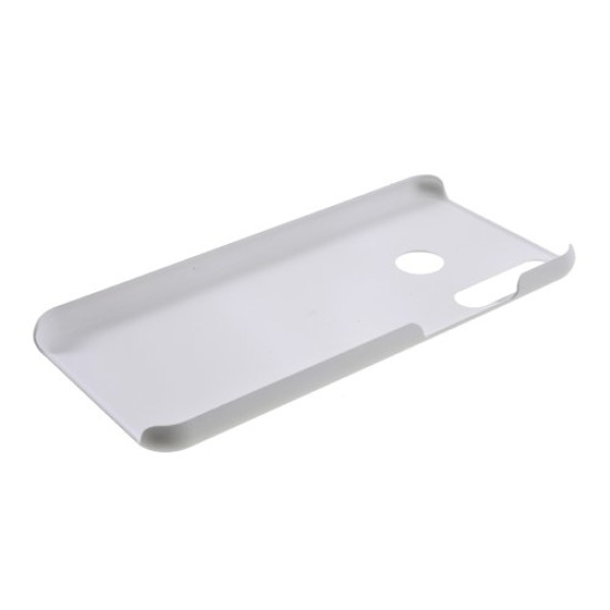 Rubberized Hard PC Cell Phone Cover for Huawei Y7p/P40 lite E - White Huawei Cases Mobile