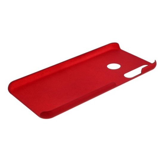 Rubberized Hard PC Cell Phone Cover for Huawei Y7p/P40 lite E - Red Huawei Cases Mobile