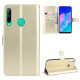 Crazy Horse Skin with Wallet Leather Stand Case for Huawei P40 lite E/Y7p - Gold Huawei Cases Mobile