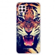 Pattern Printing Soft TPU Back Protection Case for Huawei P40 lite/nova 6 SE/Nova 7i - Tiger