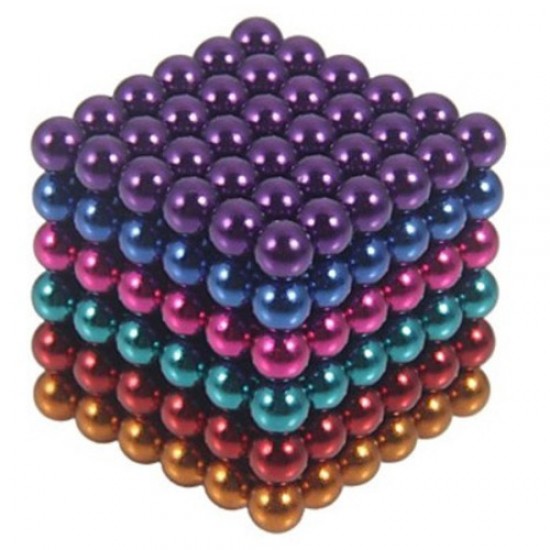 6-color 5mm DIY Magnetic Balls Magnet Buckyballs Neocube Educational Toy Gadgets - Toys - Hobby