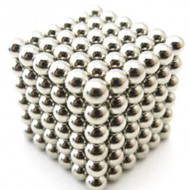 216 Pieces 5mm Magnetic DIY Puzzle Balls Toy for Children Early Education - Silver Color