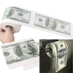Creative 100-Dollar Pattern Tissue Toilet Paper Toilet Paper Roll Creative 100-Dollar Pattern Tissue Toilet Paper Toilet Paper Roll