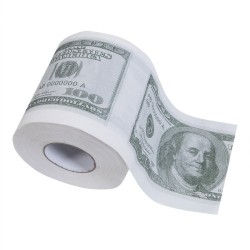 Creative 100-Dollar Pattern Tissue Toilet Paper Toilet Paper Roll Creative 100-Dollar Pattern Tissue Toilet Paper Toilet Paper Roll