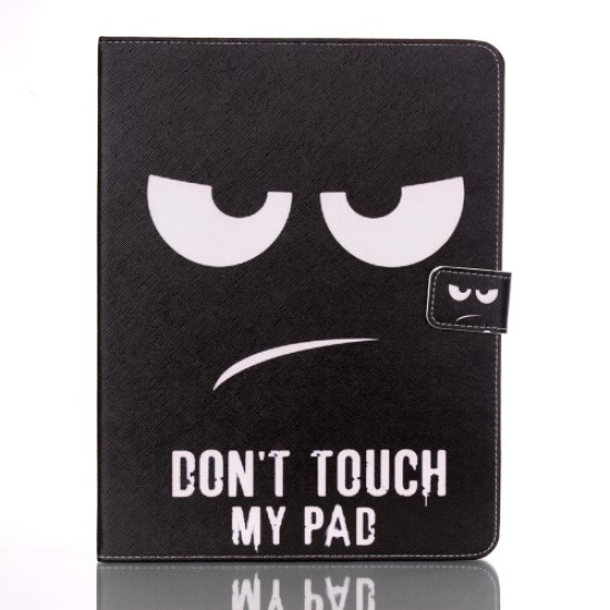 For iPad 2 3 4 Magnetic Leather Stand Case Smart Awakening - Do Not Touch My Pad Apple Cases Tablet
