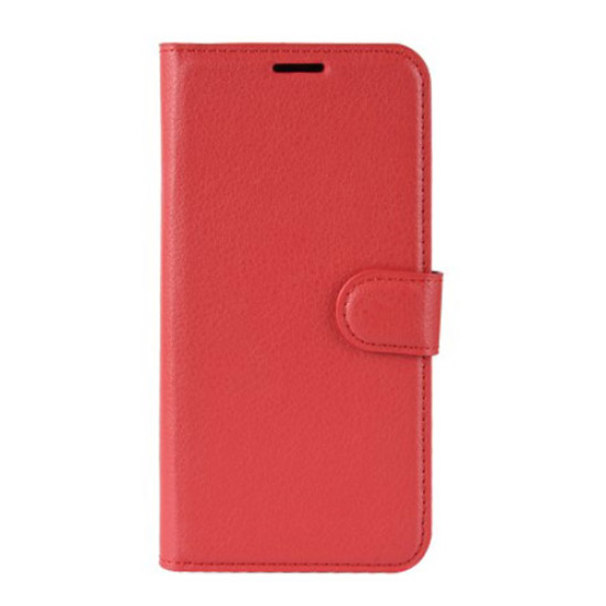 Litchi Skin Wallet Leather Cool Stand Case for Xiaomi Redmi 8 - Red XIAOMI Cases Mobile