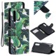 Pattern Printing Leather Stand Wallet Phone Casing for Xiaomi Mi CC9 / Mi CC9 Meitu Edition / Mi 9 Lite - Leaf XIAOMI Cases Mobile