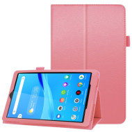 For Lenovo Tab M8/Tab M8 (2nd Gen) Litchi Texture Leather Case Tablet Cover - Pink