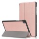 Tri-fold Leather Stand Case for Lenovo Tab M10 FHD Plus X606F - Rose Gold Lenovo Cases Mobile Tablet