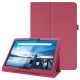 Litchi Texture Leather Stand Protective Case for Lenovo Tab M10 TB-X605F - Rose Lenovo Cases Mobile Tablet