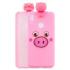 3D Cute Doll Pattern Printing TPU Case for Huawei Y7 (2019) - Pig Huawei Cases Mobile