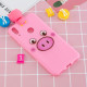 3D Cute Doll Pattern Printing TPU Case for Huawei Y7 (2019) - Pig Huawei Cases Mobile