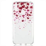 Pattern Printing IMD TPU Case for Huawei Y7 (2019) / Y7 Pro (2019) / Enjoy 9 - Hearts and Flowers