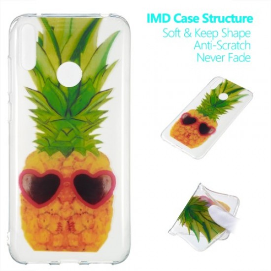 Θήκη Σιλικόνης TPU για Huawei Y7 (2019) / Y7 Prime (2019) - Ανανάς Huawei Θήκες Κινητών