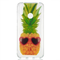 Pattern Printing IMD TPU Case for Huawei Y7 (2019) / Y7 Pro (2019) / Enjoy 9 - Pineapple