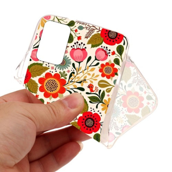 Θήκη Σιλικόνης TPU για Samsung Galaxy A71 - Όμορφα Λουλούδια με Έντονα Χρώματα Samsung Θήκες Κινητών
