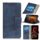 Vintage Style Leather Wallet Case for Samsung Galaxy A51 - Blue Samsung Cases Mobile