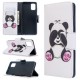Pattern Printing Wallet Leather Flip Cover Case for Samsung Galaxy A51 - Cute Panda Samsung Cases Mobile