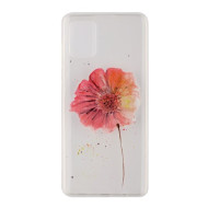 Pattern Printing TPU Back Case for Samsung Galaxy A51 - Beautiful Flower
