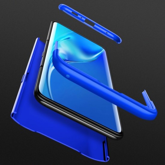 GKK Detachable 3-Piece Matte Hard PC Protection Phone Case for Samsung Galaxy A80/A90 - Blue Samsung Cases Mobile