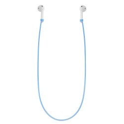 Luminous Earbuds Strap Anti-lost Wire Cable for iPhone 7 / 7 Plus Airpods - Dark Blue