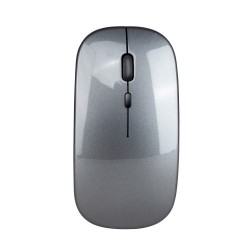 M80 Chargeable Wireless Silent Buttons Design Three-speed Sensitivity Adjustment Mouse - Metal Black M80 Chargeable Wireless Silent Buttons Design Three-speed Sensitivity Adjustment Mouse - Metal Black