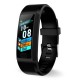 LEMONDA SMART SNY18 1.14-inch Color Screen Waterproof Single Point Touch Fitness Tracker Bracelet Smart Watch Band - Black Gadgets - Toys - Hobby