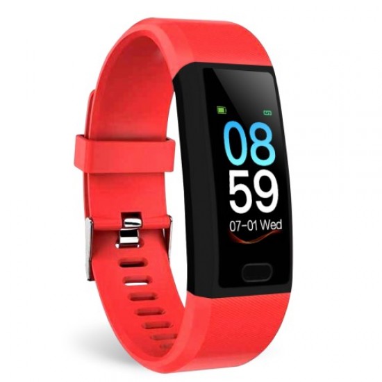 LEMONDA SMART SNY18 Αδιάβροχο Ρολόι Fitness Tracker Bracelet με 1.14 ίντσες Οθόνη - Κόκκινο Gadgets - Παιχνίδια - Hobby