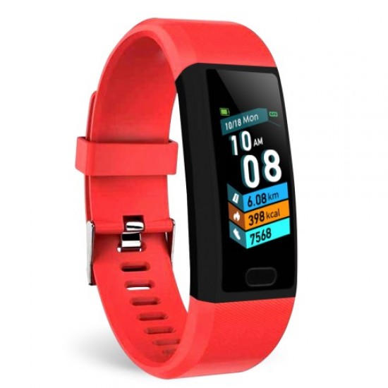 LEMONDA SMART SNY18 Αδιάβροχο Ρολόι Fitness Tracker Bracelet με 1.14 ίντσες Οθόνη - Κόκκινο Gadgets - Παιχνίδια - Hobby