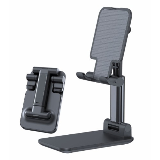 Foldable Desktop Phone Holder Tablet Stand Mobile Desk Stand Mobile Tablet Holder - Black Holders & Docks