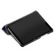 Tri-fold with Stand Leather Tablet Cover for Lenovo Tab M8 HD8505/8705 - Dark Blue Lenovo Cases Mobile Tablet