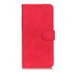 KHAZNEH Retro Skin with Wallet Stand Leather Case for Huawei P40 lite E/Y7p - Red Huawei Cases Mobile