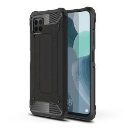 Tough Armor Υβριδική Θήκη Σιλικόνης TPU σε Συνδυαμό με Πλαστικό για Huawei P40 lite / nova 7i / nova 6 SE - Μαύρο