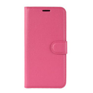 Litchi Surface Leather Wallet Case for Huawei nova 6 SE/nova 7i/P40 Lite - Rose