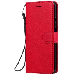 Wallet Leather Stand Case for Huawei Honor 20 / nova 5T - Red