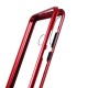 Electroplating Magnetic Attraction Metal Frame + Tempered Glass Back Phone Shell for Huawei P30 Lite / nova 4e - Red Huawei Cases Mobile