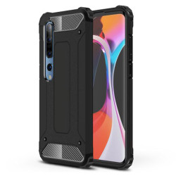 Tough Armor Υβριδική Θήκη Σιλικόνης TPU σε Συνδυαμό με Πλαστικό για Xiaomi Mi 10 / Mi 10 Pro - Μαύρο