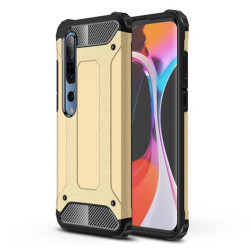 Tough Armor Υβριδική Θήκη Σιλικόνης TPU σε Συνδυαμό με Πλαστικό για Xiaomi Mi 10 / Mi 10 Pro - Χρυσαφί