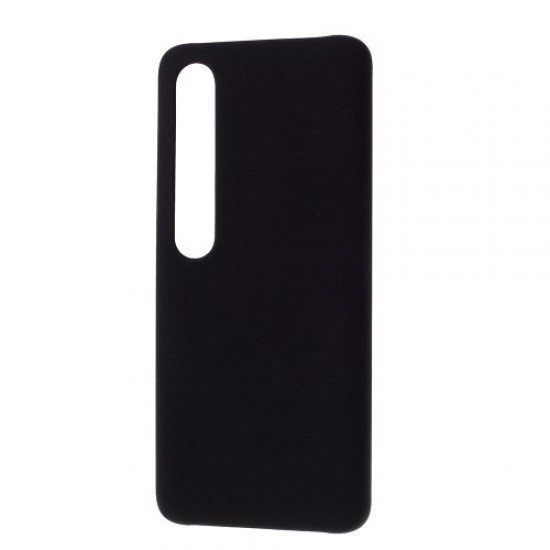 Rubberized Hard PC Shell Phone Cover for Xiaomi Mi 10 - Black XIAOMI Cases Mobile