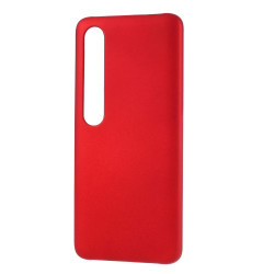 Σκληρή Θήκη από Καουτσούκ για Xiaomi Mi 10 - Κόκκινο