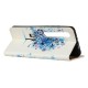 Pattern Printing PU Leather Wallet Stand Phone Case for Xiaomi Mi 10 5G/Mi 10 Pro 5G - Blue Tree with Birdcage XIAOMI Cases Mobile