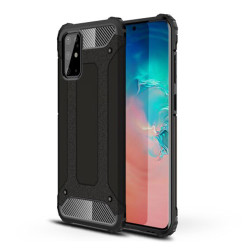 Armor Guard Plastic + TPU Combo Case for Samsung Galaxy S20 Plus - Black