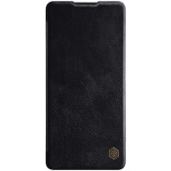 NILLKIN Qin Series Leather Shell with Card Slot Protecitve Case for Samsung Galaxy A91/S10 Lite - Black