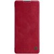 NILLKIN Qin Series Leather Shell with Card Slot Protecitve Case for Samsung Galaxy A91/S10 Lite - Red Samsung Cases Mobile