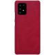 NILLKIN Qin Series Leather Shell with Card Slot Protecitve Case for Samsung Galaxy A91/S10 Lite - Red Samsung Cases Mobile